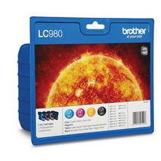 Brother LC-980 Value Pack BK/C/M/Y