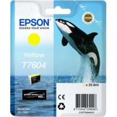 Epson ink cartridge yellow T 7604